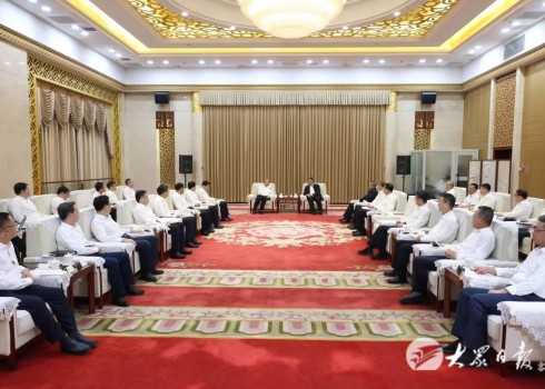 山东新疆对接交流对口支援工作